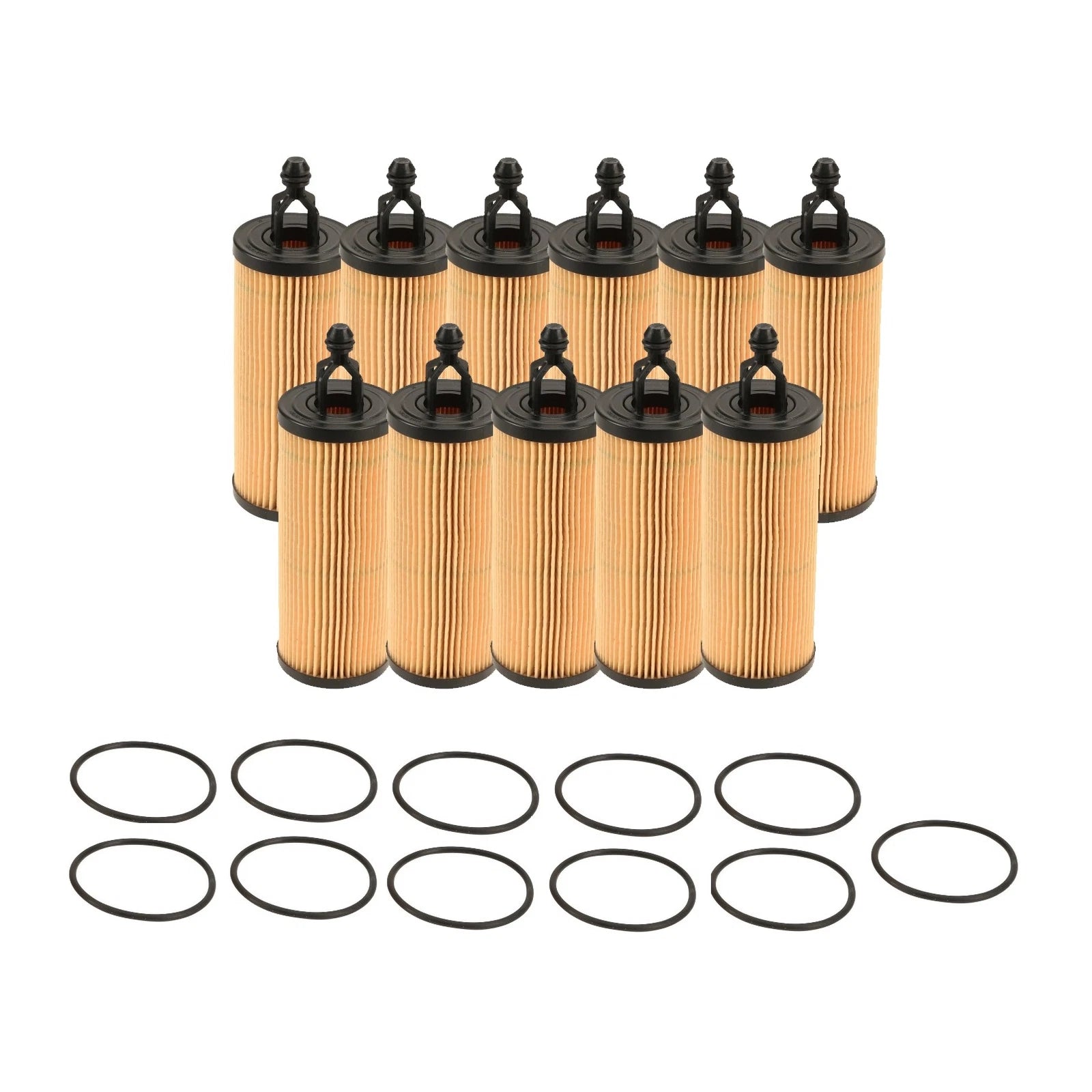 Set of 11 Engine Oil Filters for Chrysler Dodge Jeep Ram V6