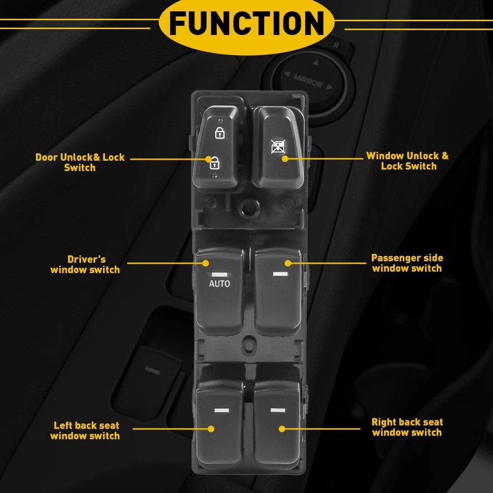 Left Driver Side Fog Light Cover for Ford Fiesta Sedan (2014–2019)