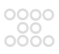 10 Pcs Gearcase Lower Unit Drain Screw Gasket for Evinrude Johnson (311598)