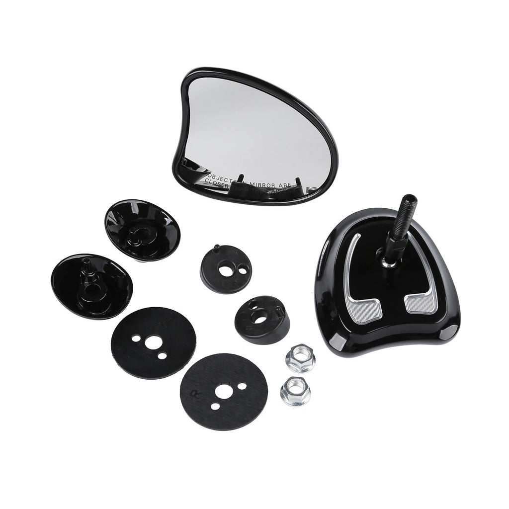 Tapered Fairing Mount Rear-View Mirrors for Harley Touring Street Glide (2014–2023)