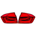 Set of 2 Hella LED Tail Lights for BMW F30 F80 320i 340i (2012–2019)