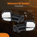 Right Mirror for Ford F150 (2015–2018) LED Heated Temperature Sensor