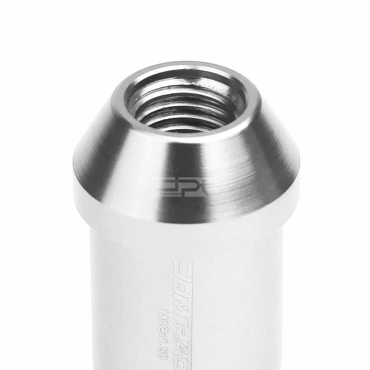20 PC Open End M12x1.5 50mm Tall Aluminum Lug Nuts + Lock Key for JDM Vehicles
