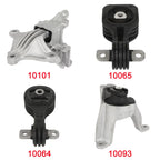 Set of 4 Engine Motor Transmission Mounts for Honda CR-V (2017–2019)