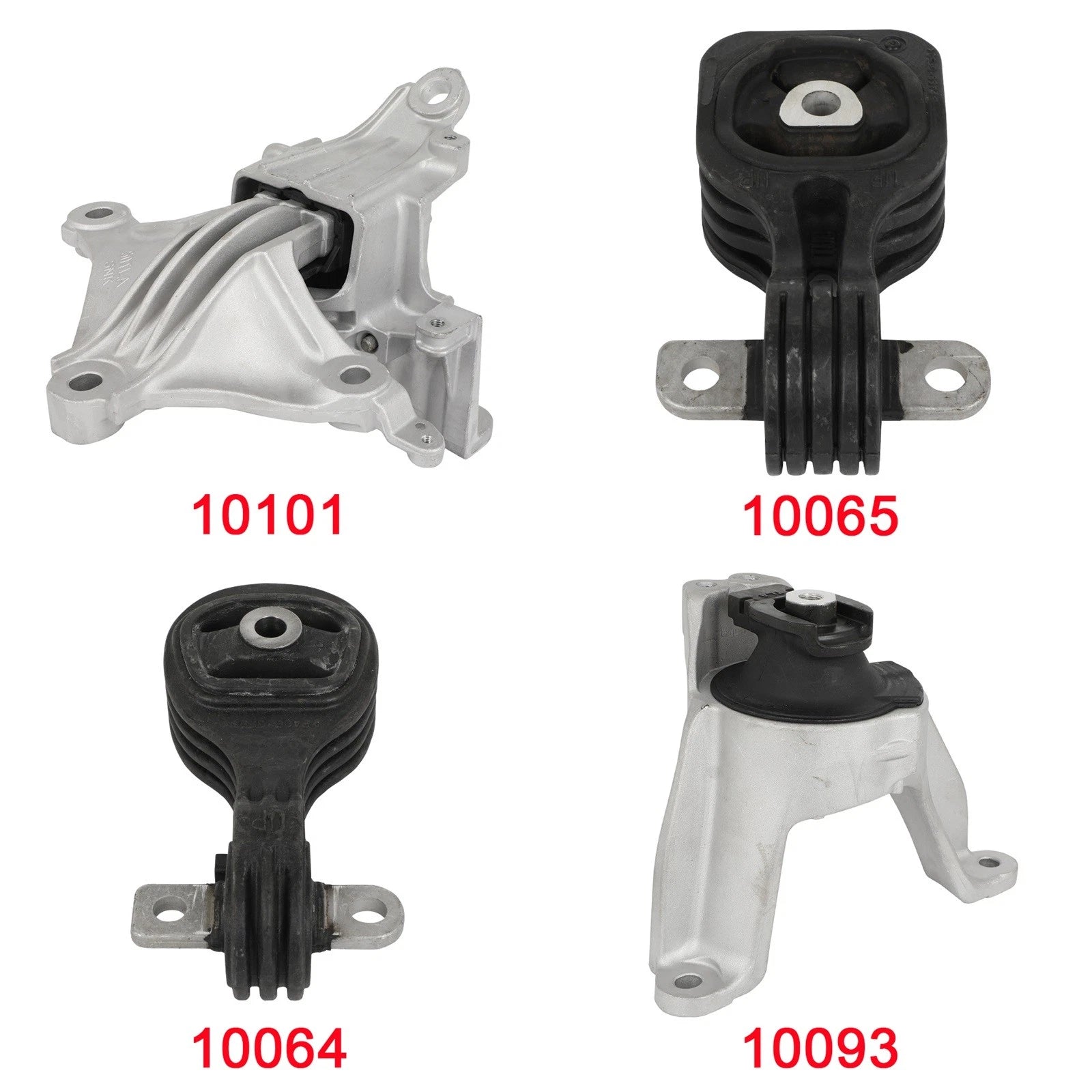 Set of 4 Engine Motor Transmission Mounts for Honda CR-V (2017–2019)