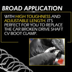 Adjustable Axle CV Joint Boot Clamp Tool with 20 Crimp Bands Universal