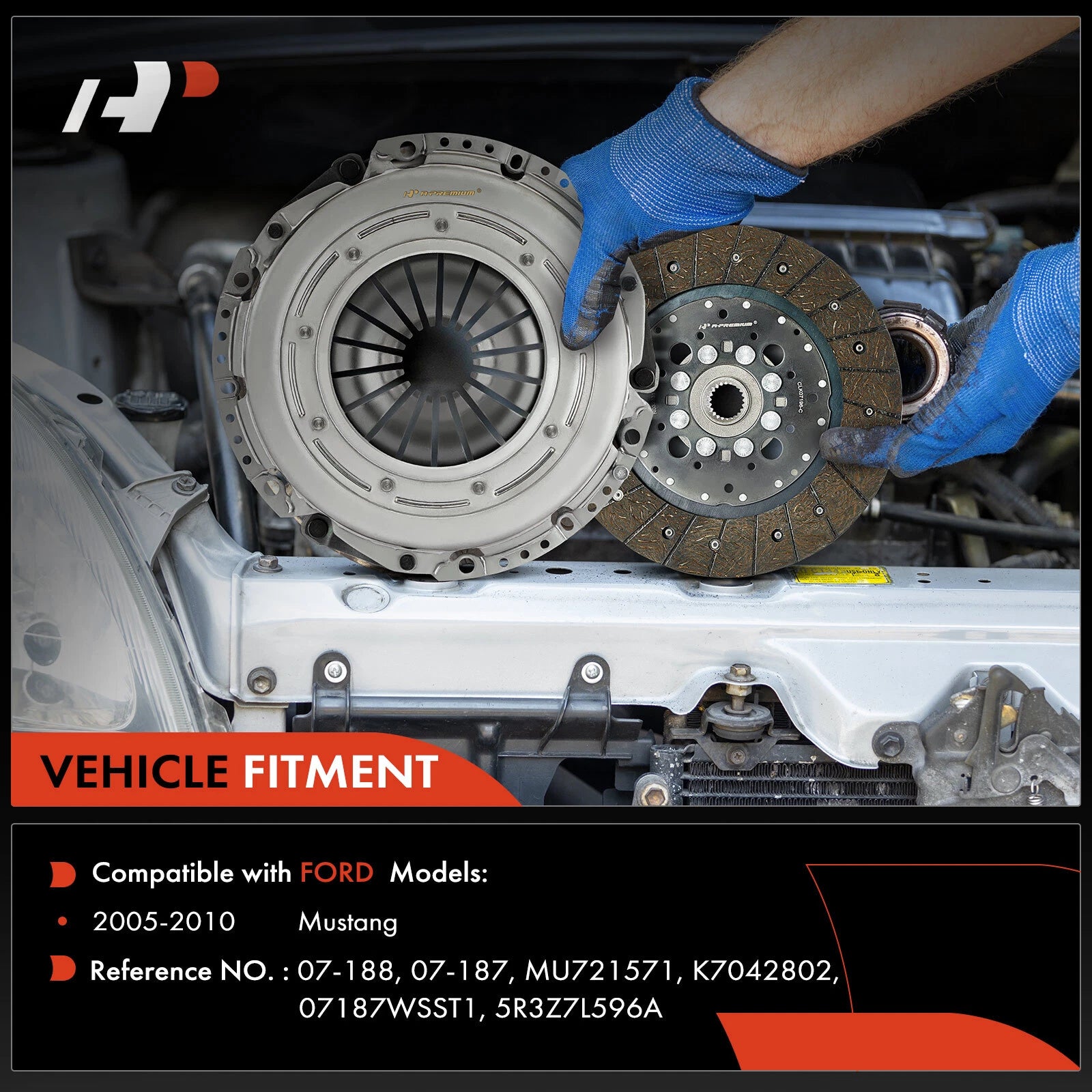 Clutch Kit for Ford Mustang (2005-2010) V8 4.6L