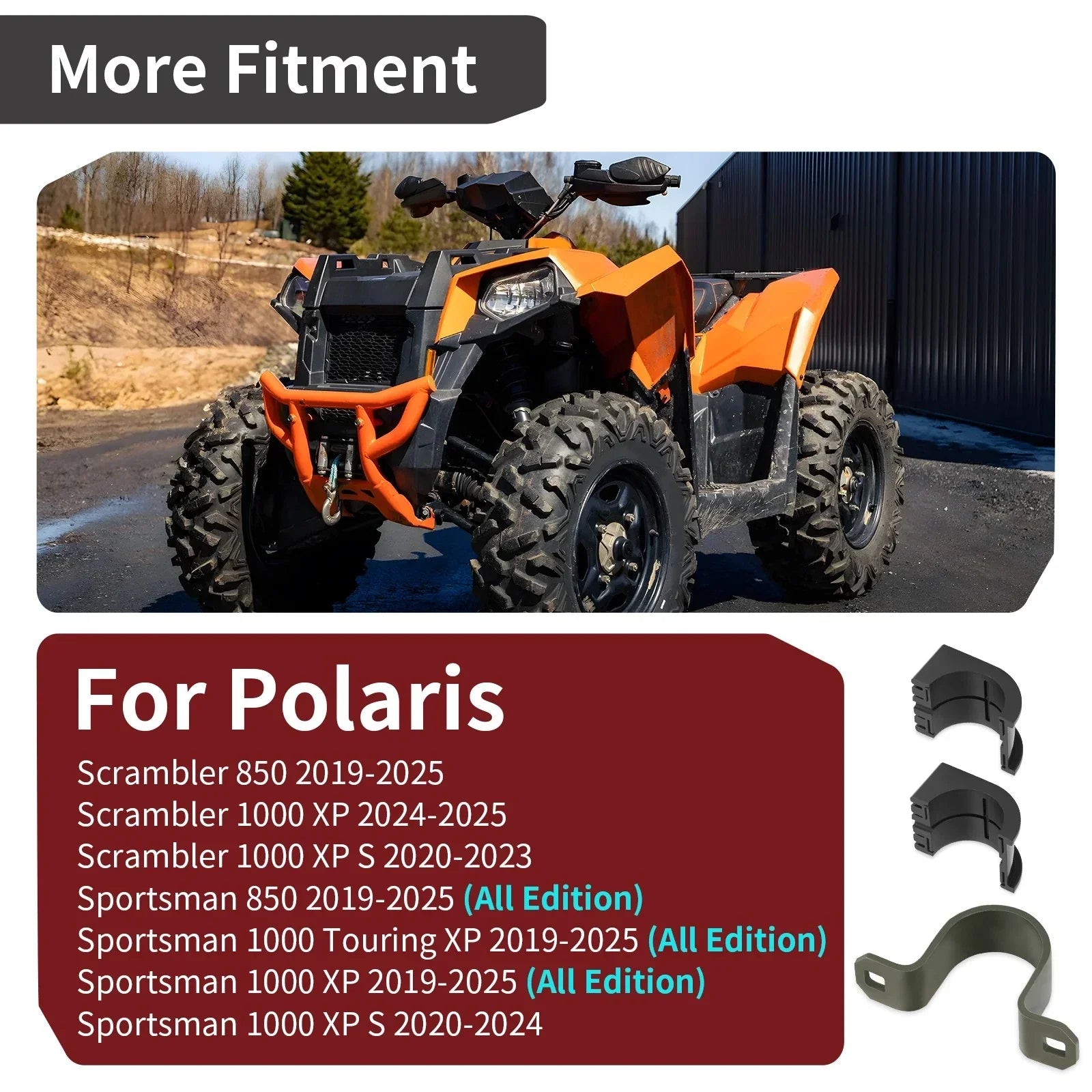 Steering Bar Bushing & Strap for Polaris Sportsman 850/1000