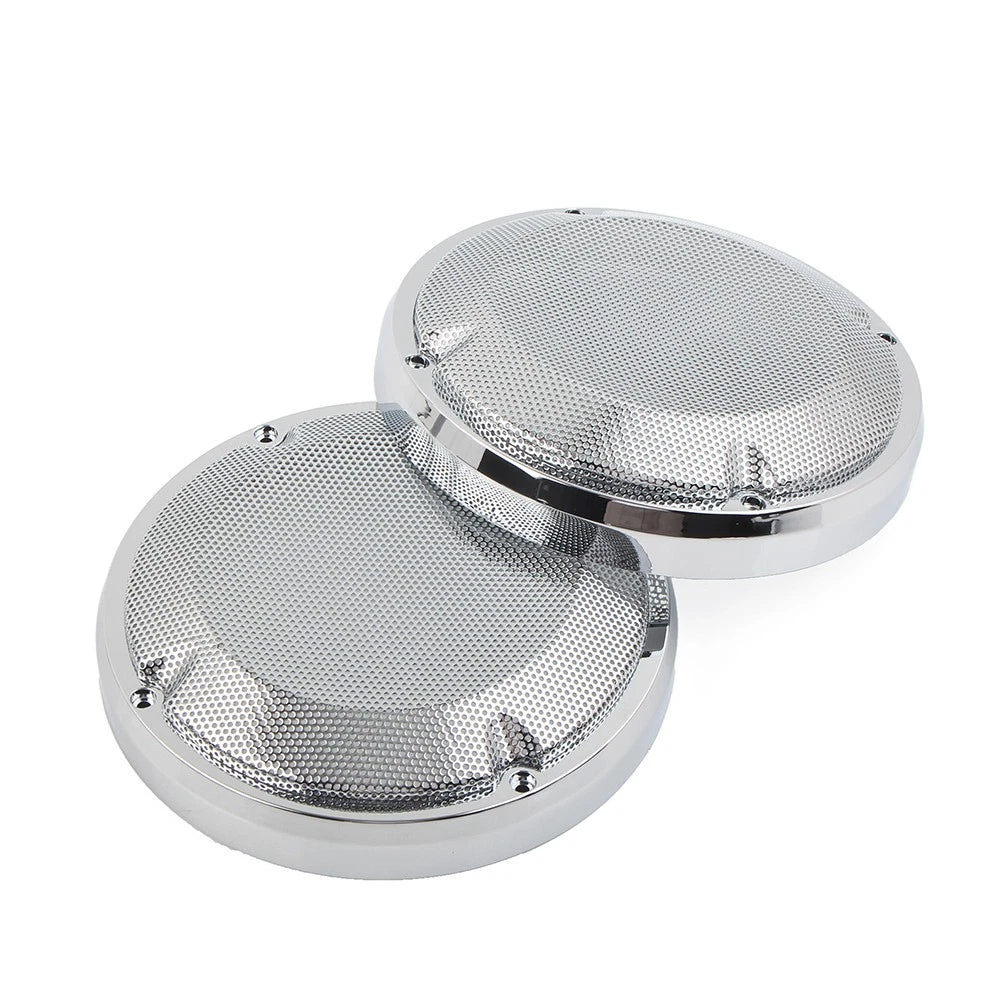 6.5" Saddlebag Lid Speaker Grill Cover for Harley Touring Electra Glide (1983–2020)