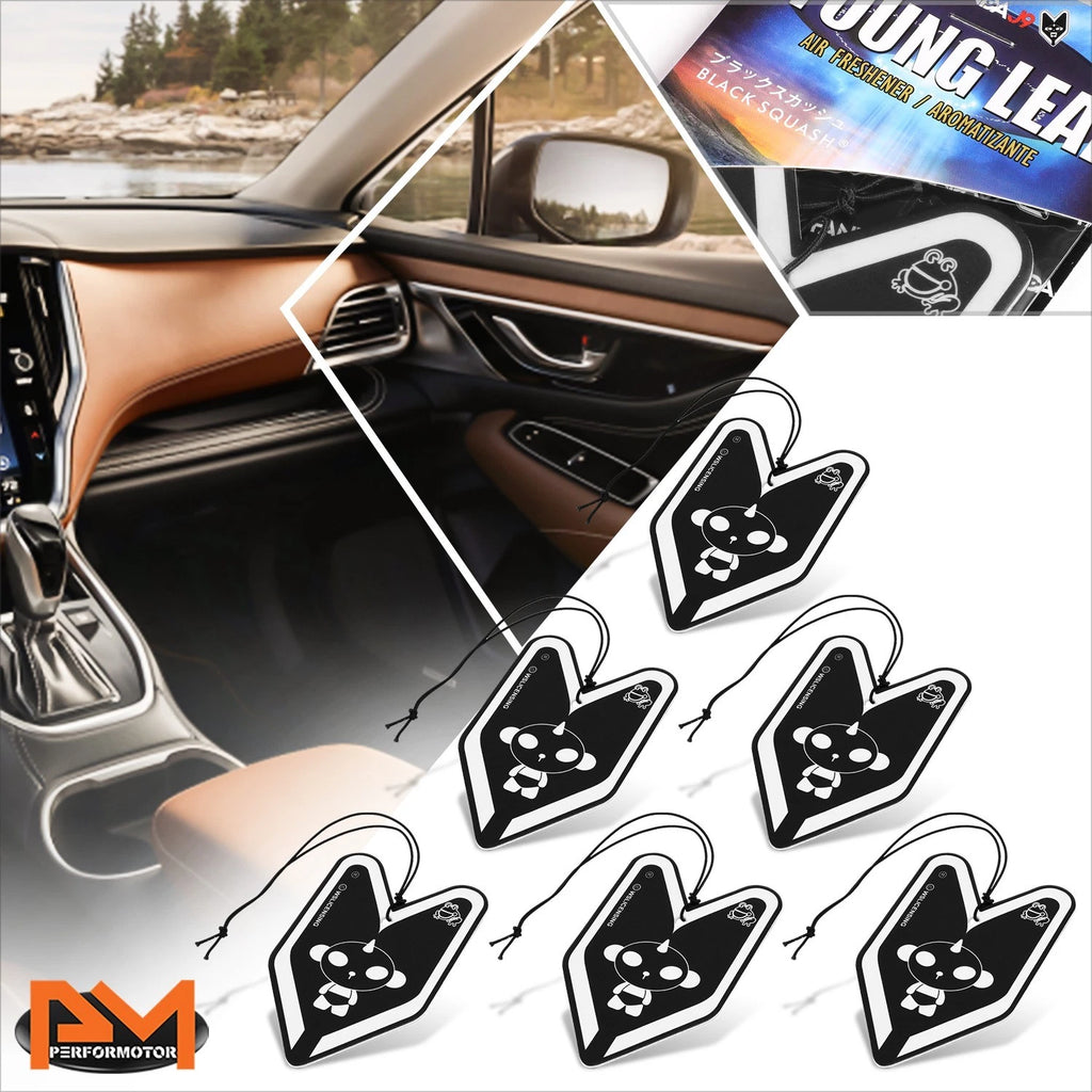 6x Treefrog Young Leaf Cool Squash Scent Car Air Freshener Deodorizer
