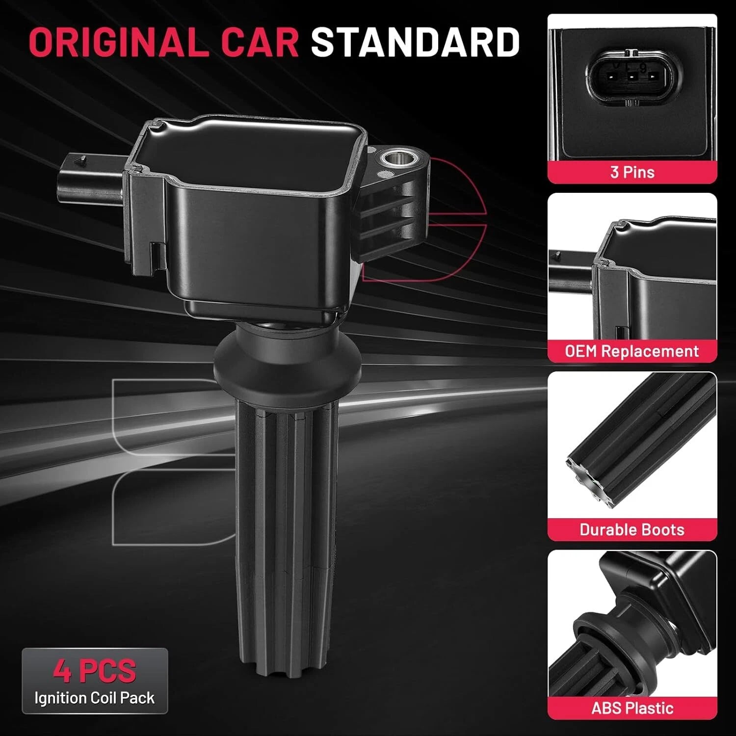 Ignition Coil Pack for 2012-2014 Ford Focus (2012-2014)