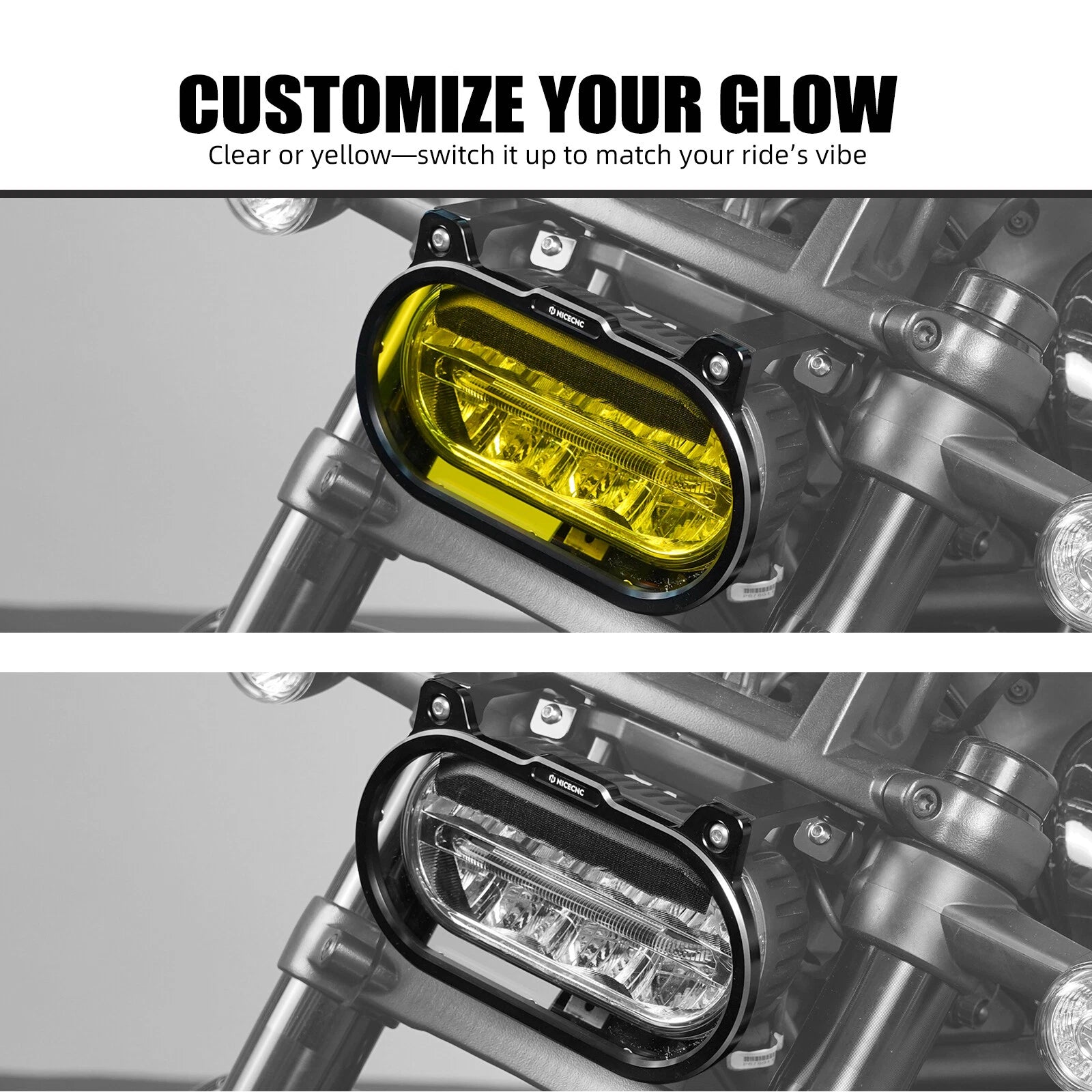 Anodized Headlight Protector Cover for Harley Sportster S RH1250S (2021–2024)