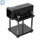 4" Square RV Bumper Receiver Adapter for Hitch Mount Bike Rack