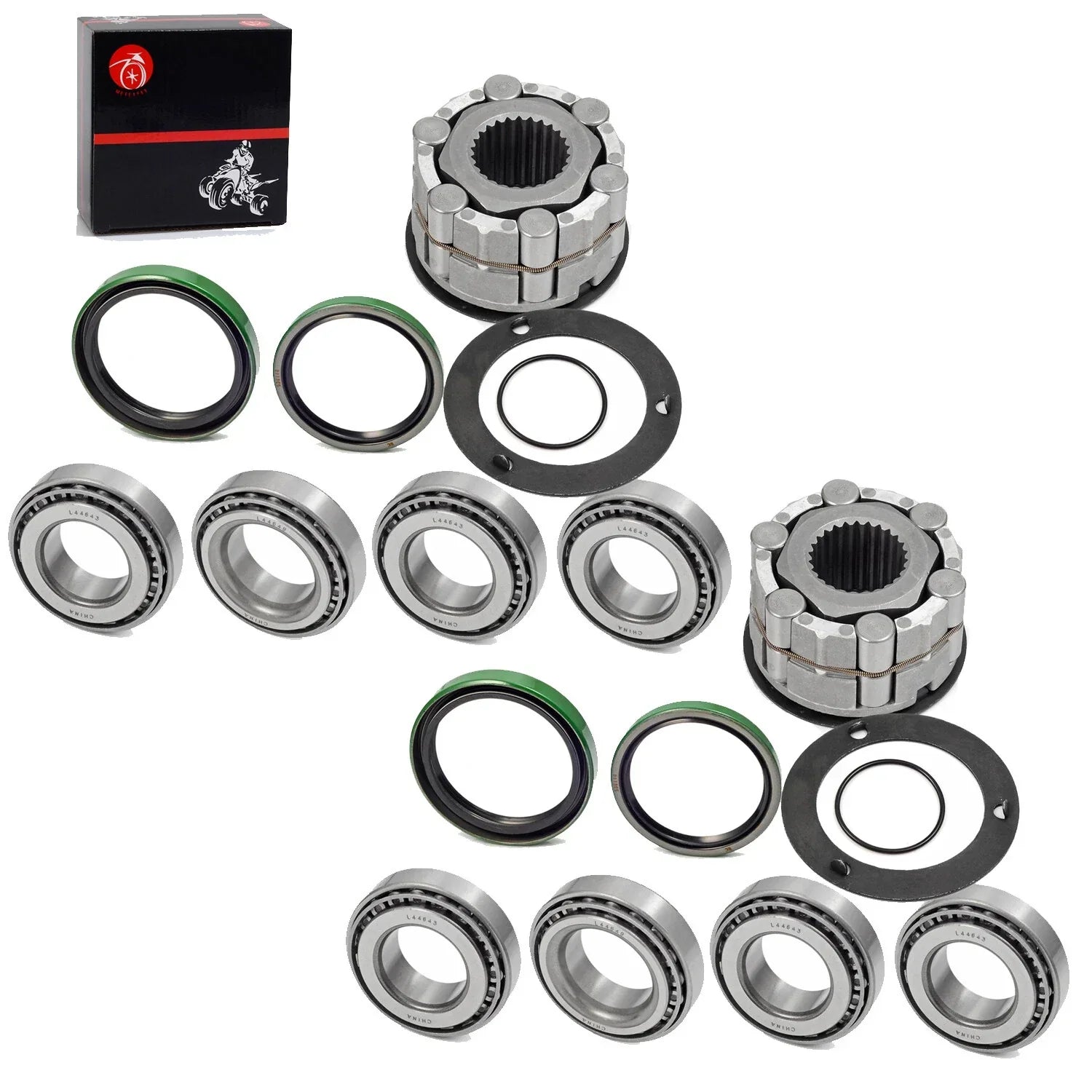 2 x Front Wheel Hub Clutch Strut Bearing Seal for Polaris Sportsman (2001–2007)