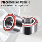 2pcs Front Left Right Wheel Bearing 510030 for Honda Civic SI (2006–2011)