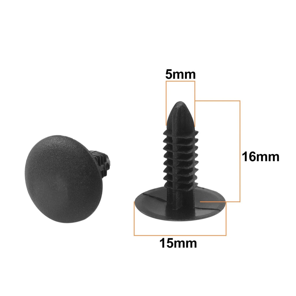 30pcs Push Clip Rivets for Toyota (5mm Hole)