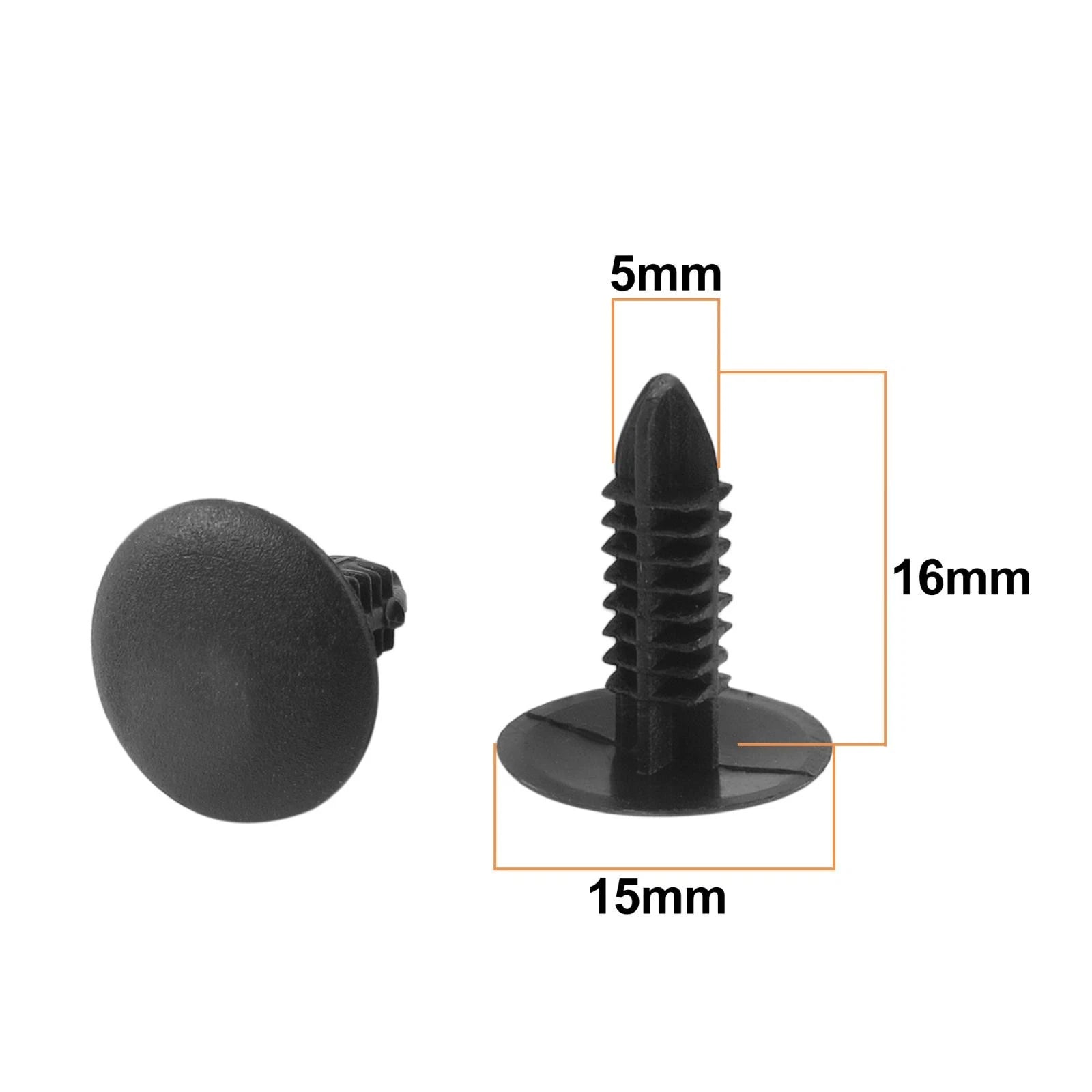 30pcs Push Clip Rivets for Toyota (5mm Hole)