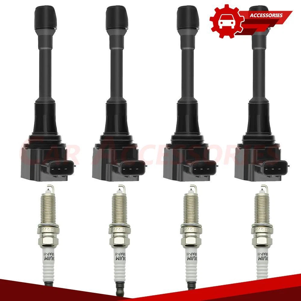 UF549 Ignition Coil & Iridium Spark Plugs for Nissan Altima (2007–2013)