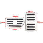 Stainless Steel Brake Gas Pedal Pad Cover for Haval H2 H4 H6 M6 F5 (2 pcs)