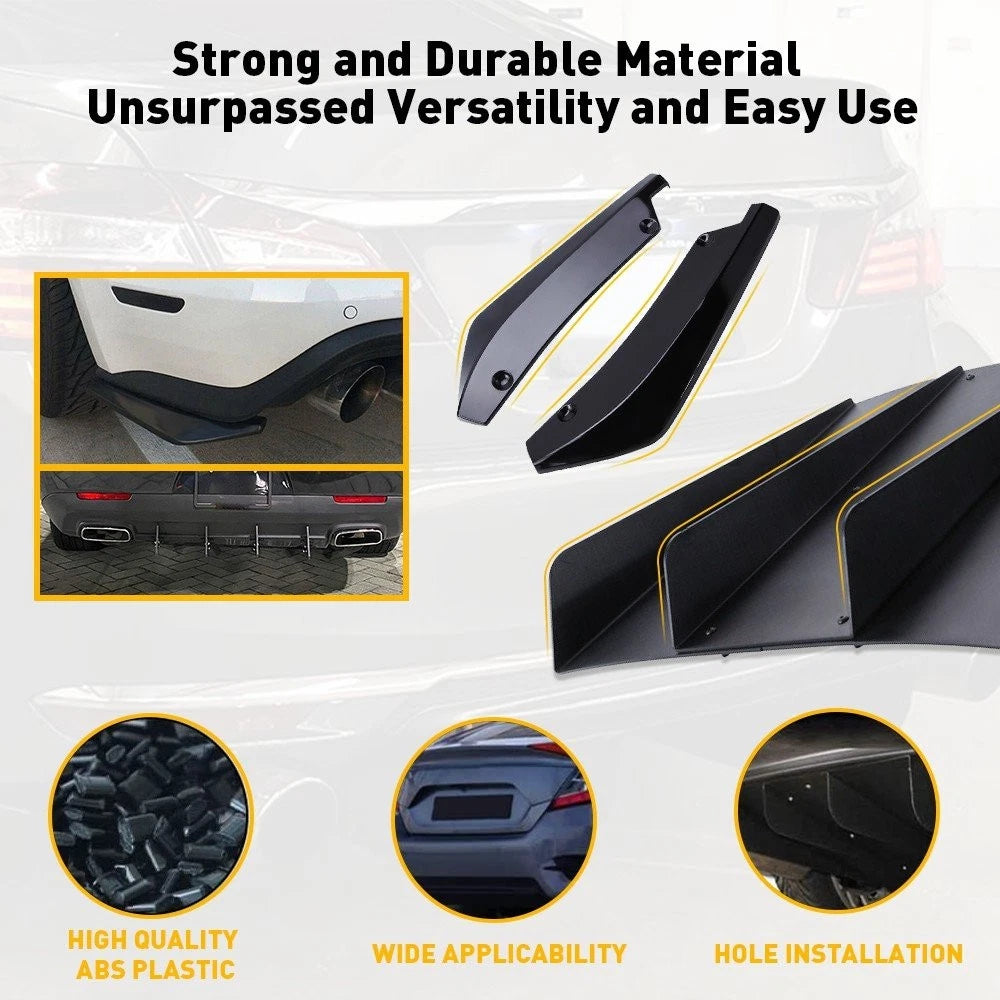Rear Diffuser + Rear Spats Splitter for Honda Accord (2018–2023)
