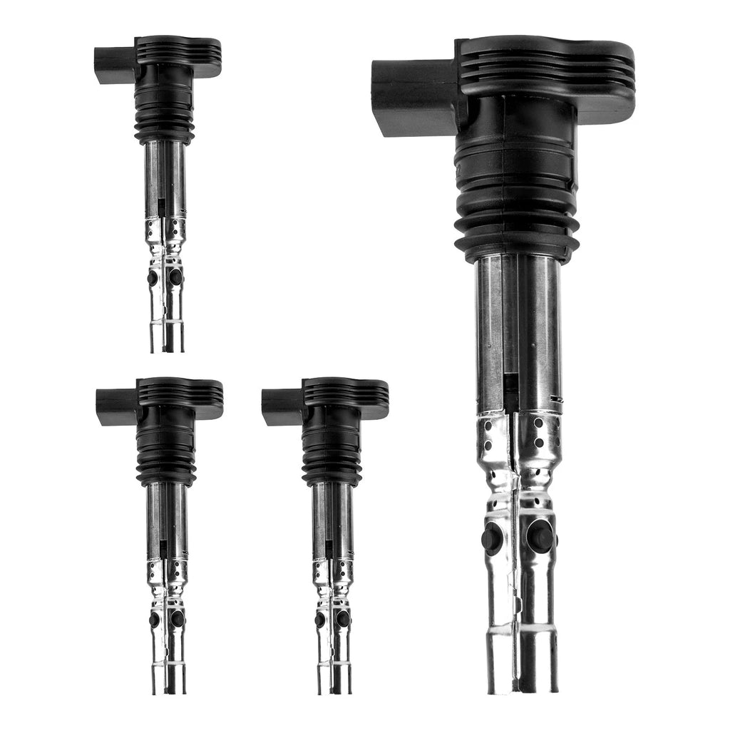 4 Pack Ignition Coils Kit for VW Jetta Passat Beetle 1.8T Turbo (2011–2020)