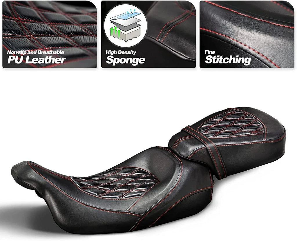 Driver Passenger Seat for Harley CVO Touring Electra Street Glide (09-22)