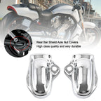 Rear Bar Shield Axle Nut Covers for Harley V-Rod VRSC Night Rod (2002–2017)