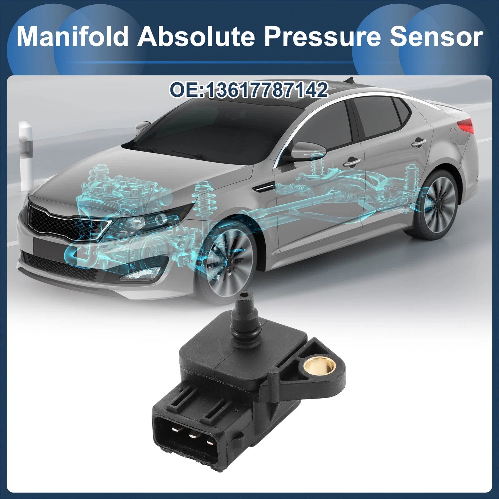 Air Intake MAP Pressure Sensor No. 13617787142 for BMW 3 Series 