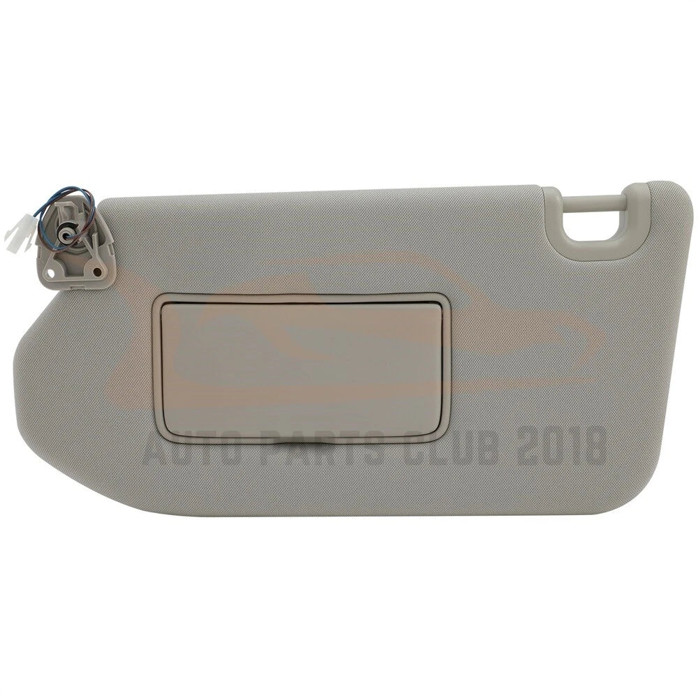 Left Gray Sun Visor with Lamp for Infiniti JX35 QX60 Pathfinder (2013-2017)