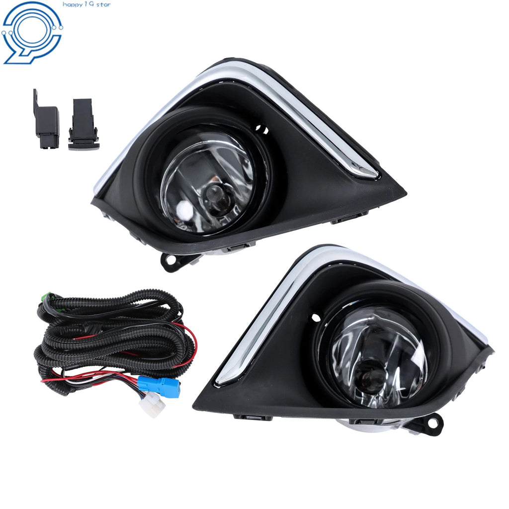 Set of 2 Front Bumper Fog Lights for Mitsubishi Outlander (2016–2021)