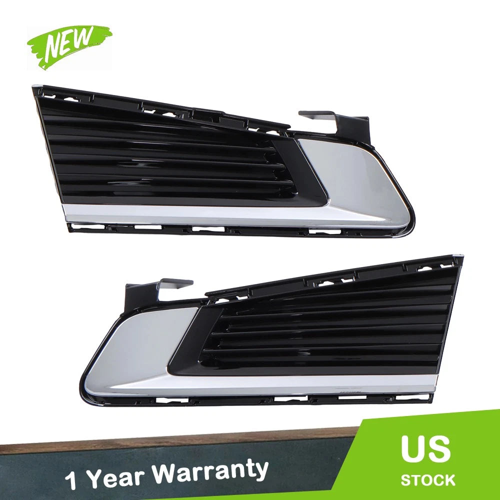 Set of 2 Front Bumper Fog Light Covers for Cadillac CTS (2014–2019)