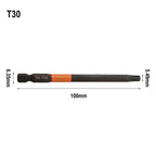 Hex Head Drill Bit T40 for Air Drills (Alloy Steel)