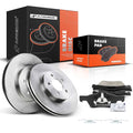 Front Disc Brake Rotors & Ceramic Pads for Ford Escape (2005–2012)