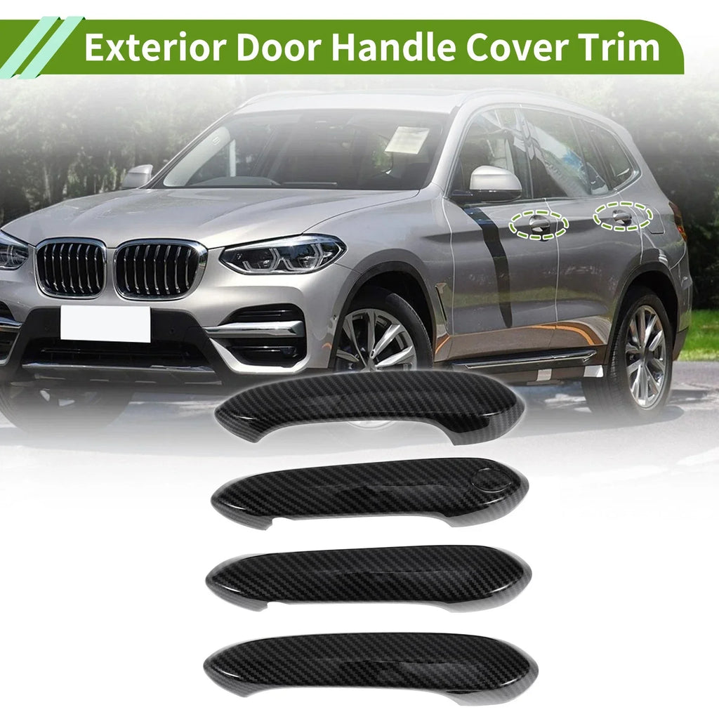 Exterior Door Handle Cover Trim Front Left/Right for BMW X3 (2018-2022)