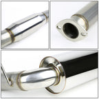 4" Rolled Tip Muffler for Mitsubishi Eclipse V6 (2000–2005) - Stainless Racing Catback