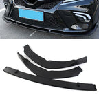 ABS Black Front Bumper Lip Spoiler for Toyota Camry (2018-2020)