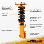 Set of 4 Adjustable Coilovers Suspension Kit for Mitsubishi Eclipse (2000-2005)