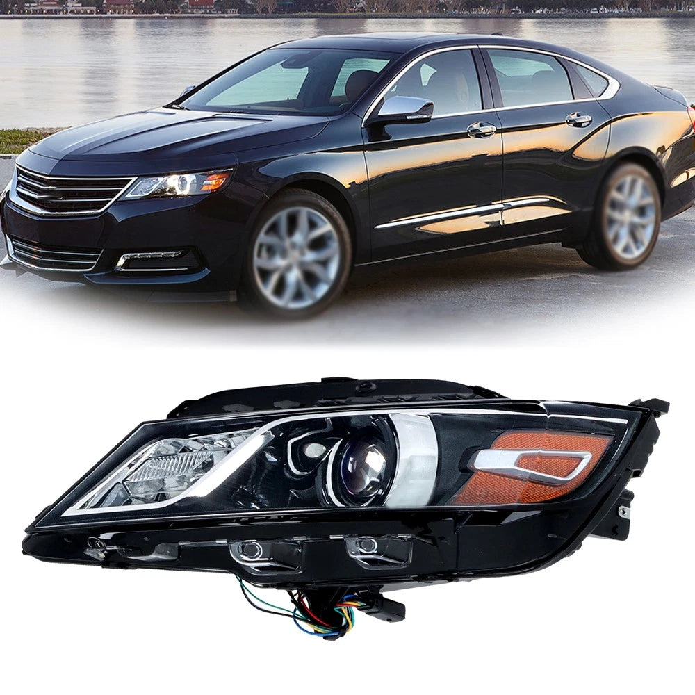 Left Halogen Headlight Assembly for Chevrolet Impala (2015–2019)