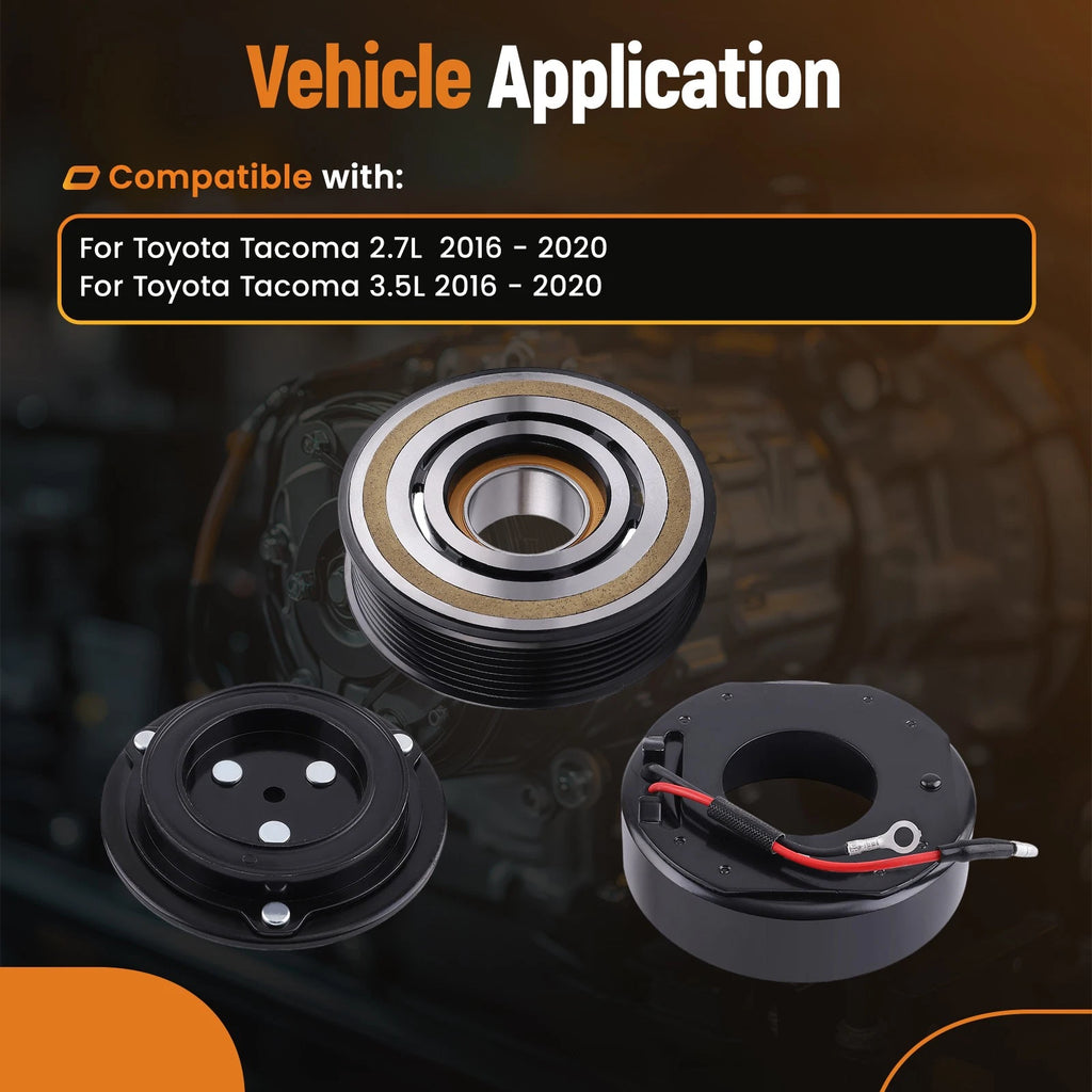 A/C Compressor Coil Clutch Assembly Kit for Toyota Tacoma (2019–2020)