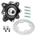 Front Wheel Hub & Brake Rotor Kit for Polaris RZR 570 RZR 800-4 RZR 900