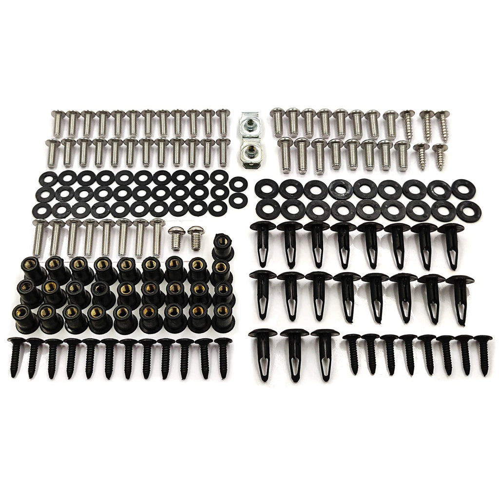 Complete Fairing Bolt Kit for Kawasaki ZX10R (2006–2007) - Stainless