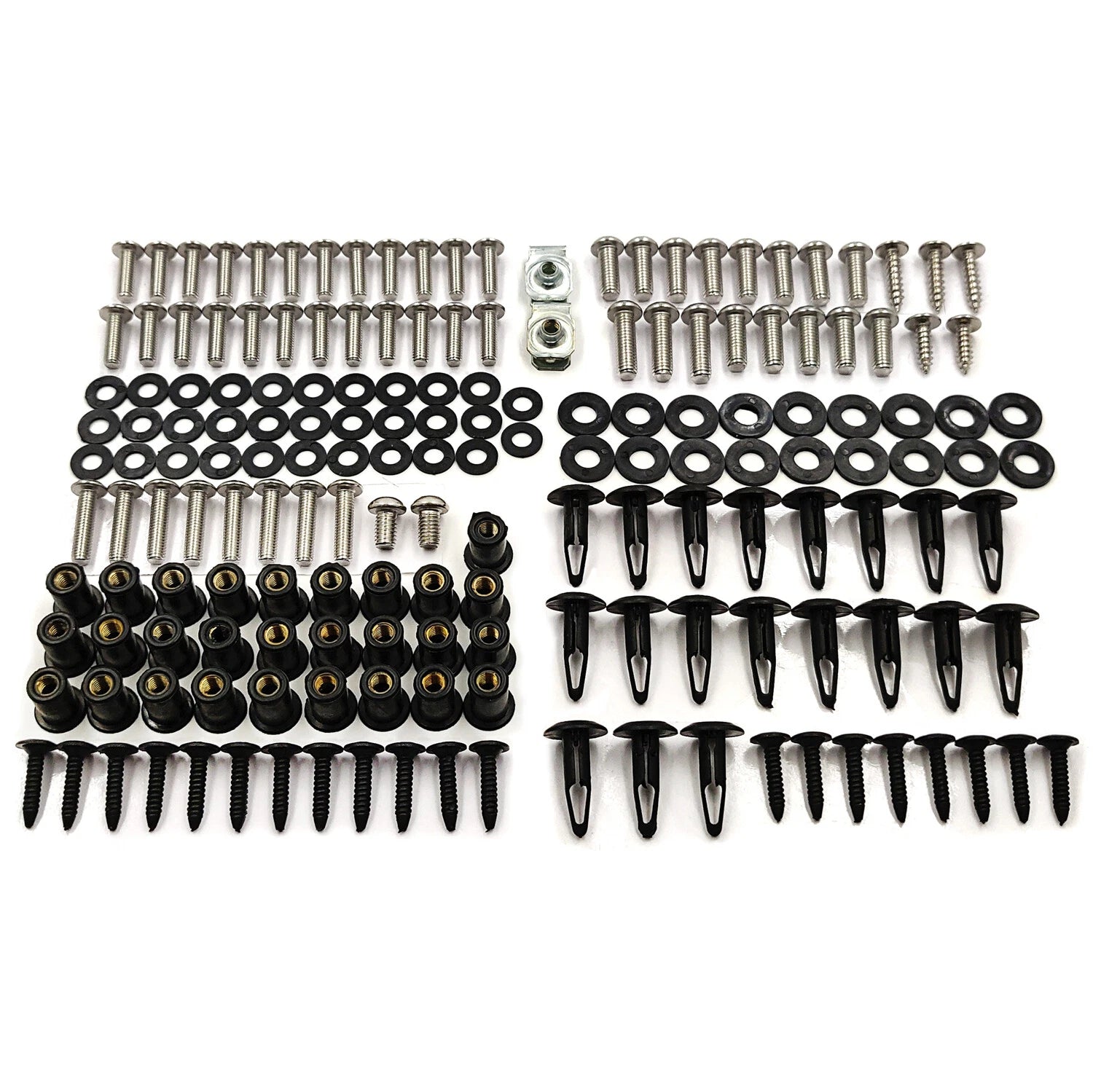 Complete Fairing Bolt Kit for Kawasaki ZX10R (2006–2007) - Stainless