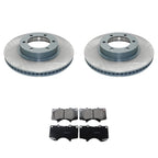 Front Rotors & Akebono ProACT Ceramic Brake Pads Kit for 4Runner GX470 (2003–2009)