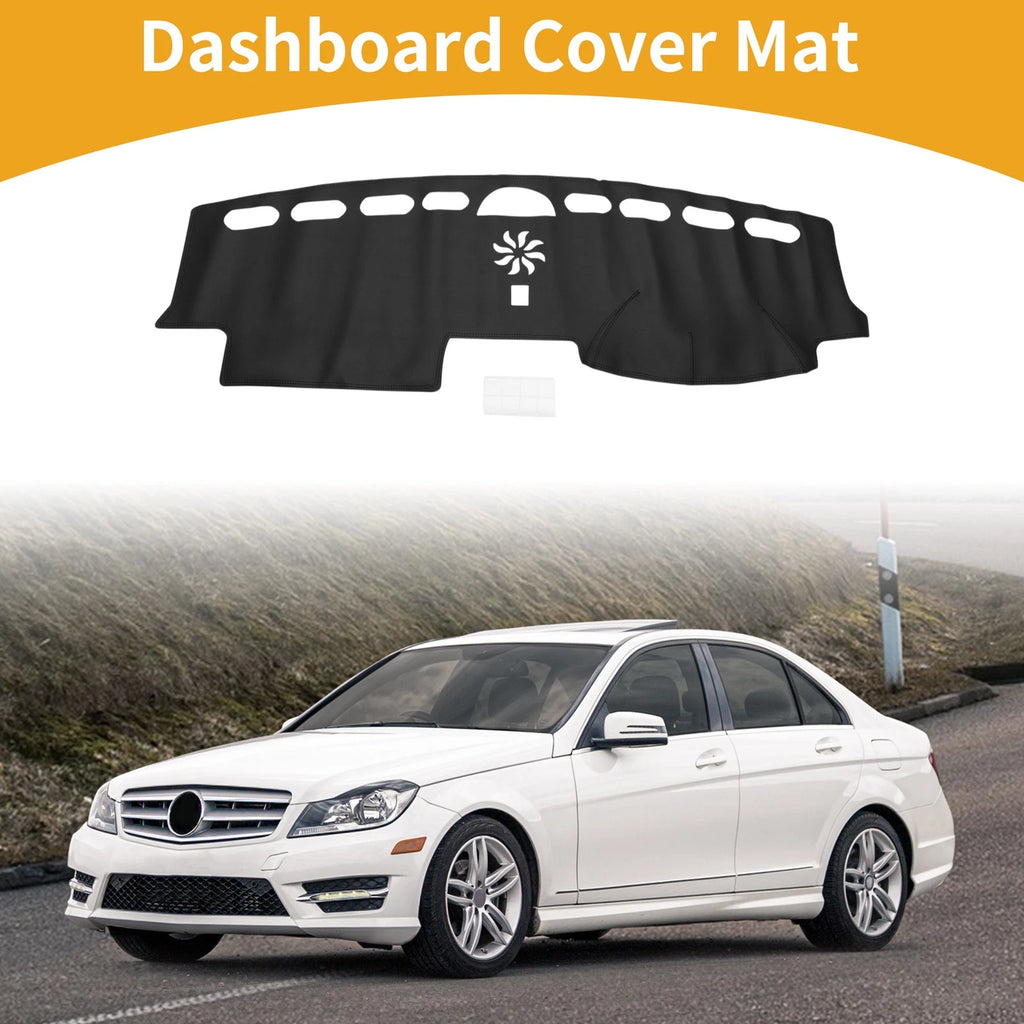 Dashboard Cover for Mercedes C-Class W203 (2001–2007) Black Anti-Slip