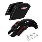 5" Stretched Extended Hard Saddlebag & LED Rear Fender for Harley Touring (2014–2023)