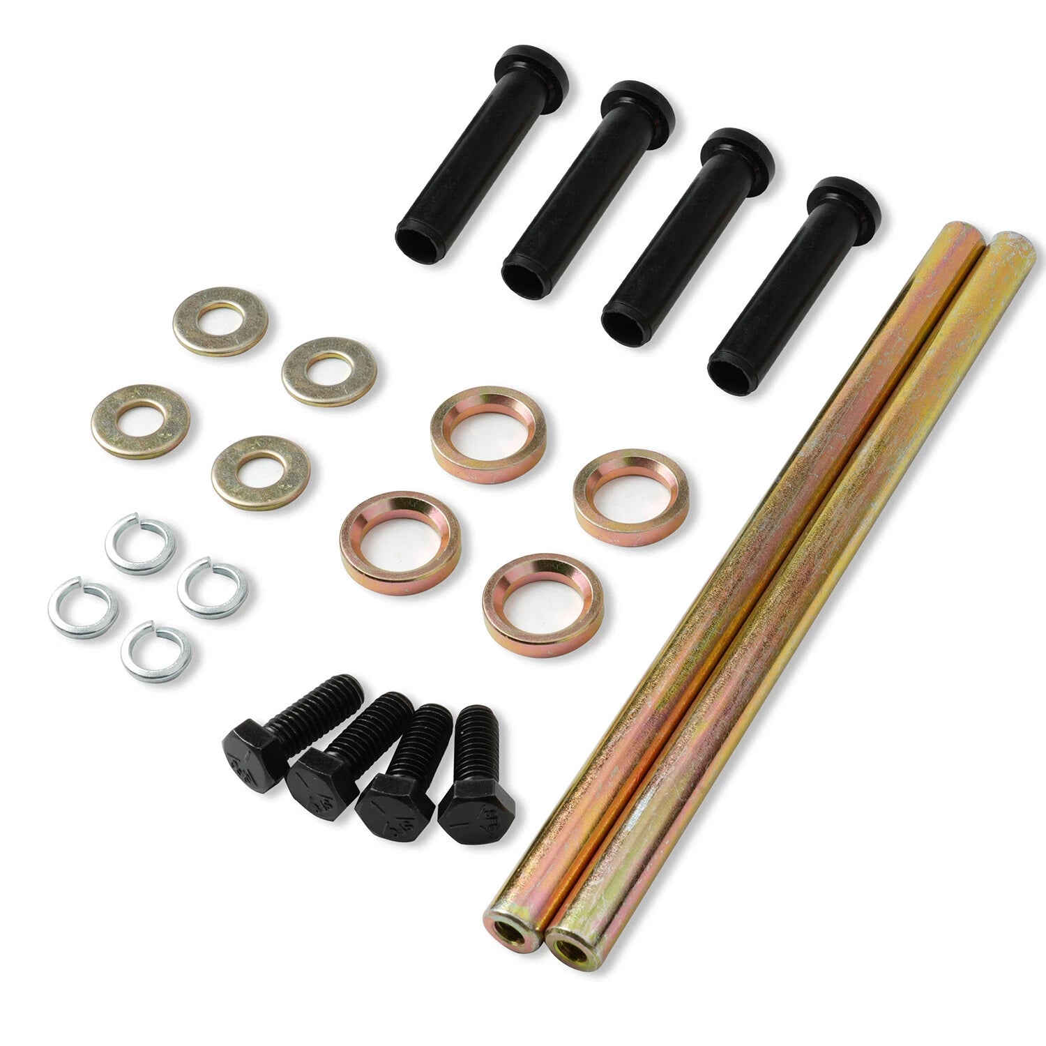 2X Front Lower A-Arm Bushing & Shaft Kit for Polaris Scrambler 500 (1997–2012)