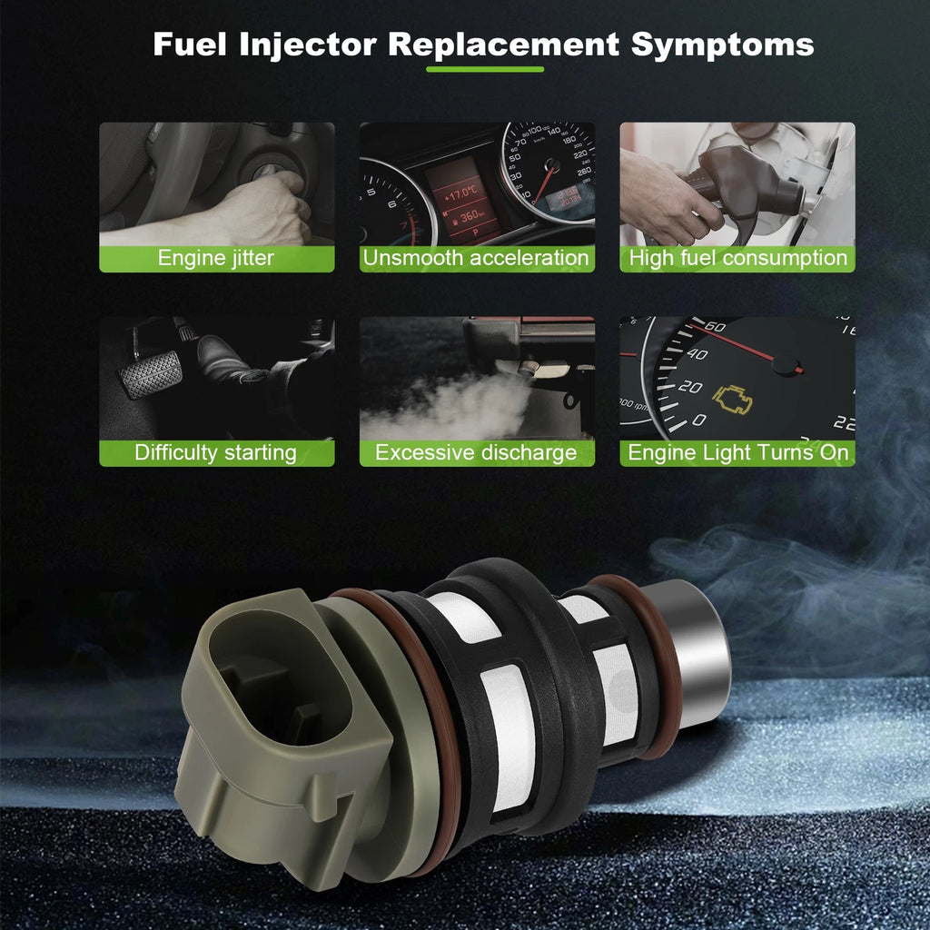 Set of 4 Fuel Injectors for Chevrolet Cavalier S10 Beretta GMC Sonoma Isuzu Hombre (2.2L)