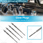 Set of 4 Glow Plugs for Holden Rodeo RA Colorado RC 4JJ1TCX 3.0L ISUZU D-MAX