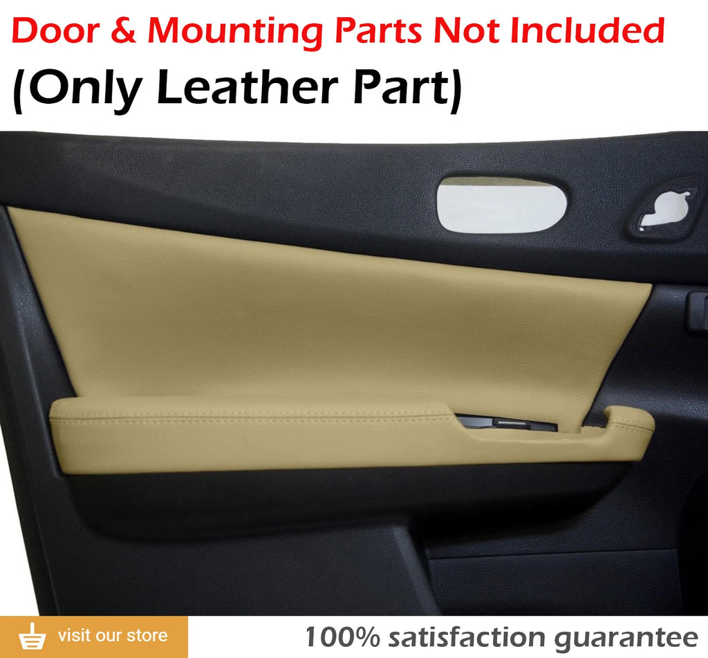 Leather Synthetic Door Panel Armrest Cover for Nissan Maxima (2009–2014) Beige