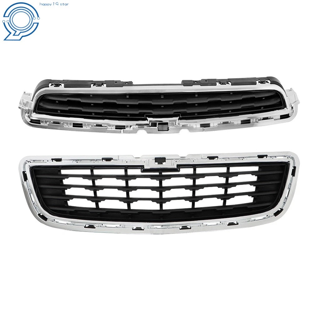Chrome Front Upper and Lower Grille for Chevrolet Trax (2014-2016)